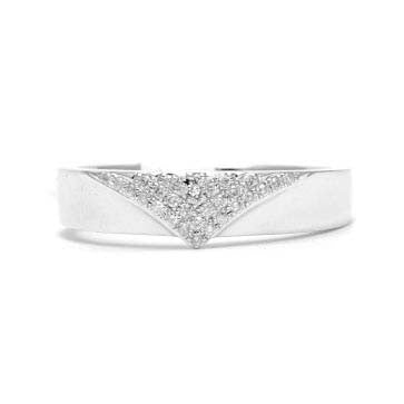 Ladies Diamond V-Ring