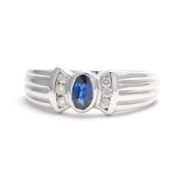 Ladies Blue Sapphire Ring