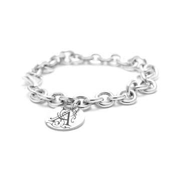 Ladies "A" Charm Bracelet
