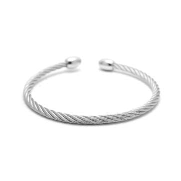 Mens Steel Cable Bracelet