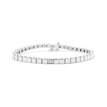 Ladies Square Diamond Bracelet